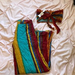 Flowly tie dye outfit! Boho set!